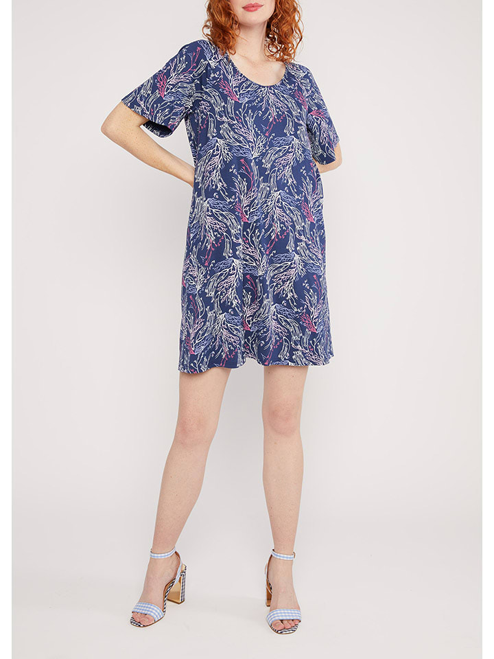 Blutsgeschwister Sukienka "Fly Little Bird" w kolorze granatowym rozmiar: XL