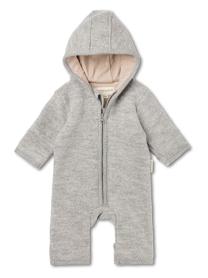 Hofbrucker Wełniany rampers "Elli" w kolorze szarym rozmiar: 62/68