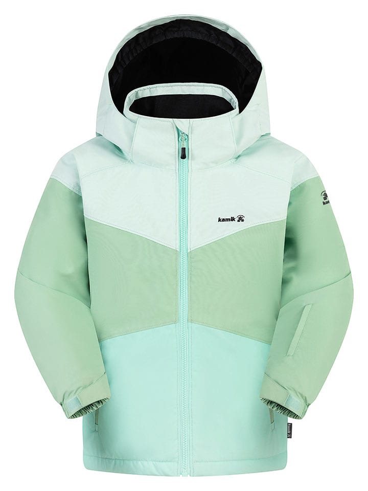 Kamik Kurtka zimowa w kolorze zielono-turkusowym rozmiar: 98