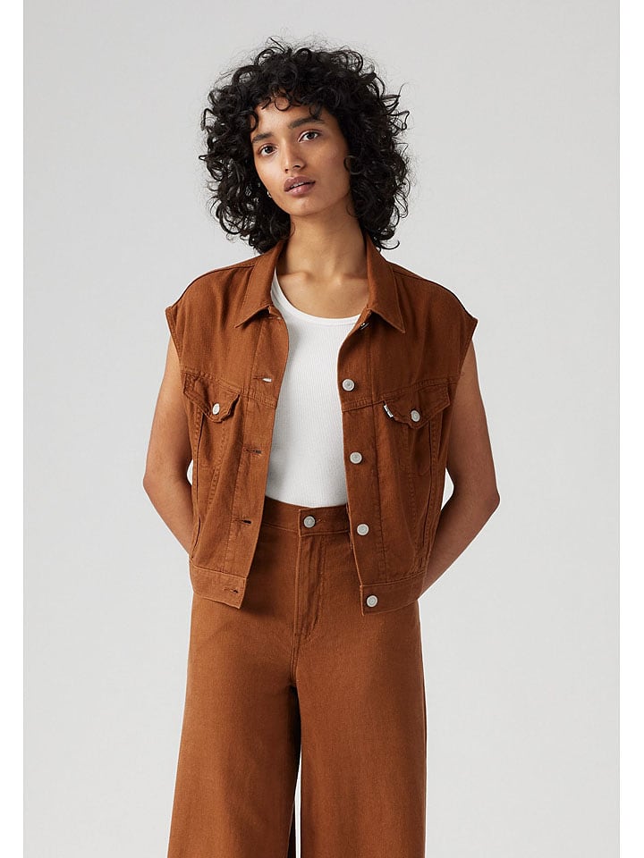 Levi's Kamizelka w kolorze jasnobrązowym rozmiar: M