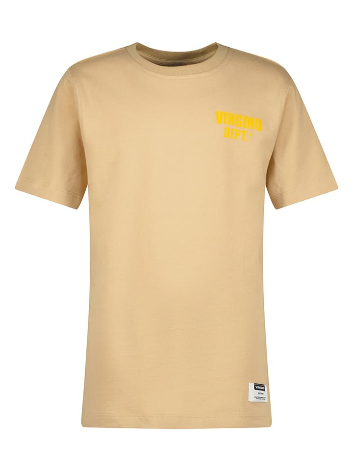 Vingino Koszulka "Hasial" w kolorze beżowym rozmiar: 152