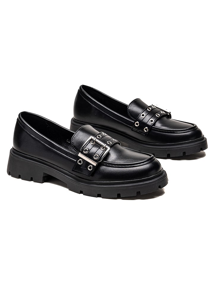 C'M Mokasyny w kolorze czarnym rozmiar: 41