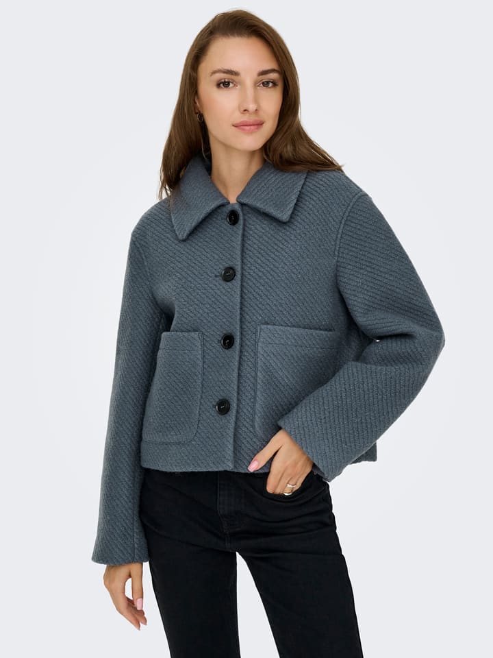 JDY Kurtka przejściowa w kolorze niebieskim rozmiar: M