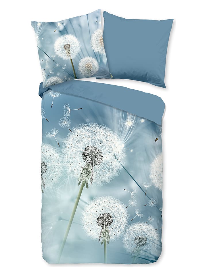 Good Morning Komplet pościeli "Wishful" w kolorze błękitnym rozmiar: 200x220 cm