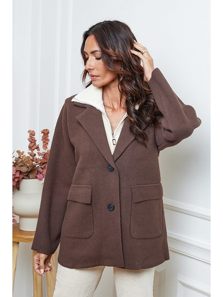 So Cachemire Blezer "Jasmir" w kolorze brązowym rozmiar: M