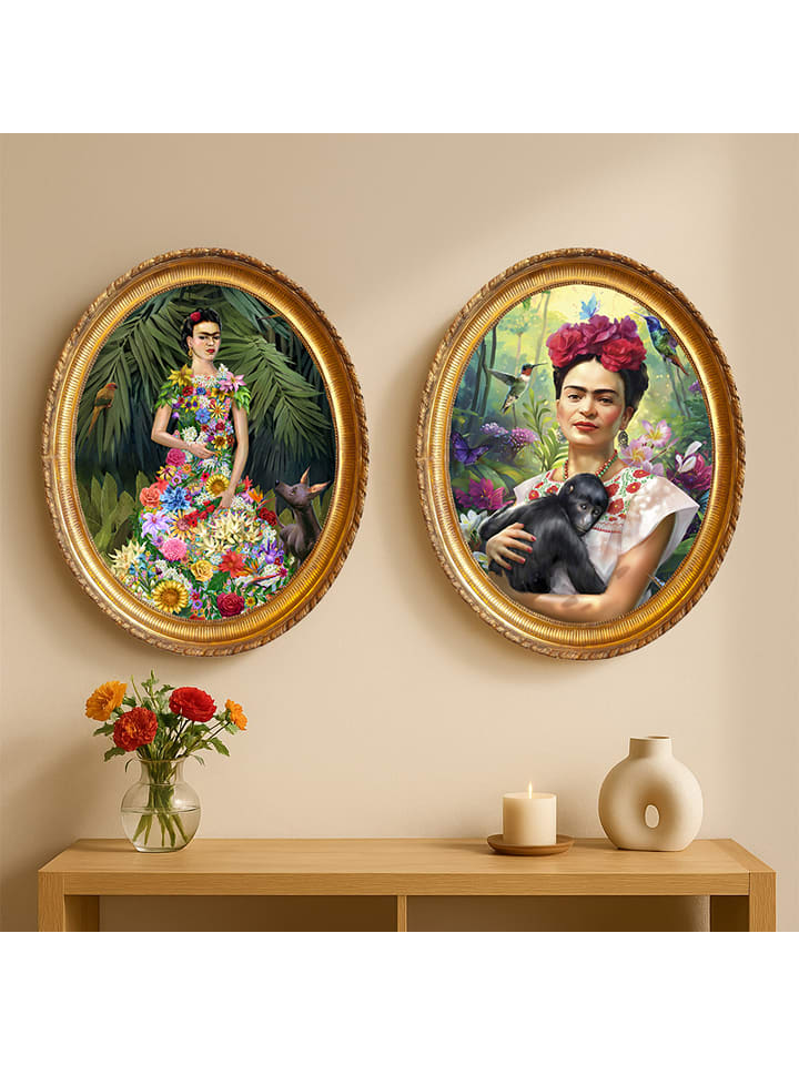 Madre Selva Druck artystyczny "Floral Soul" ze wzorem w ramce - 40 x 50 cm rozmiar: onesize