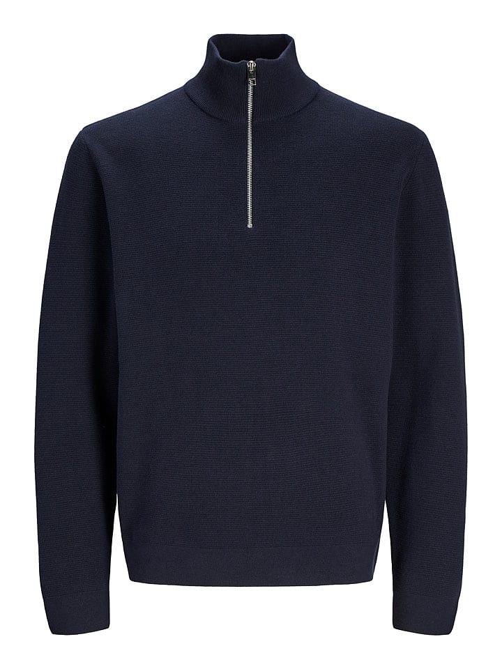 Jack & Jones Sweter "Milano" w kolorze granatowym rozmiar: L