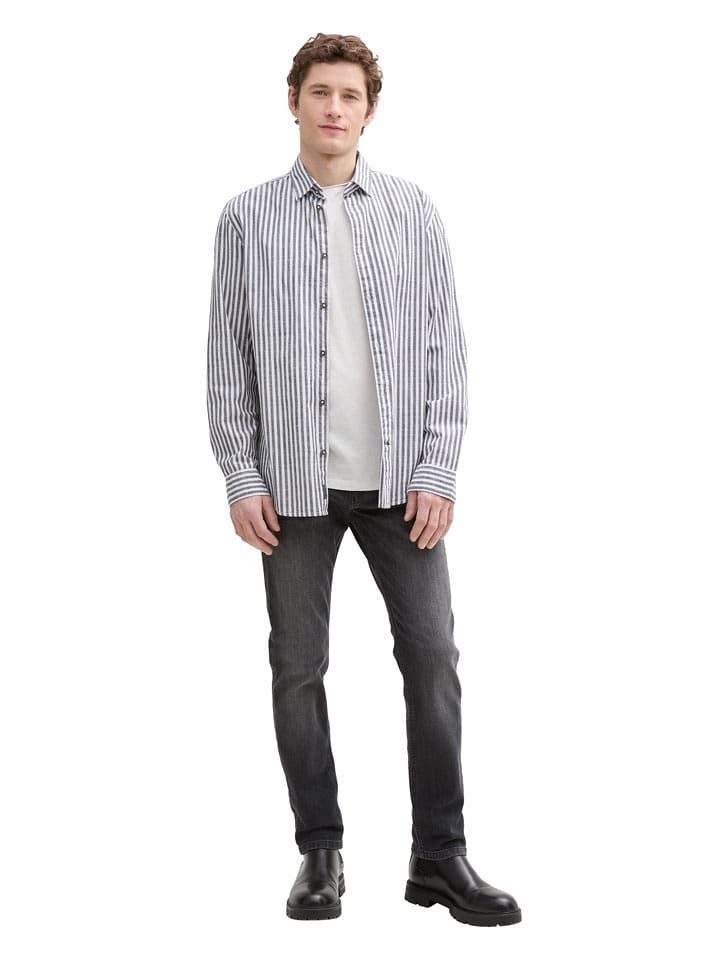 Tom Tailor Dżinsy - Regular fit - w kolorze antracytowym rozmiar: W28/L32