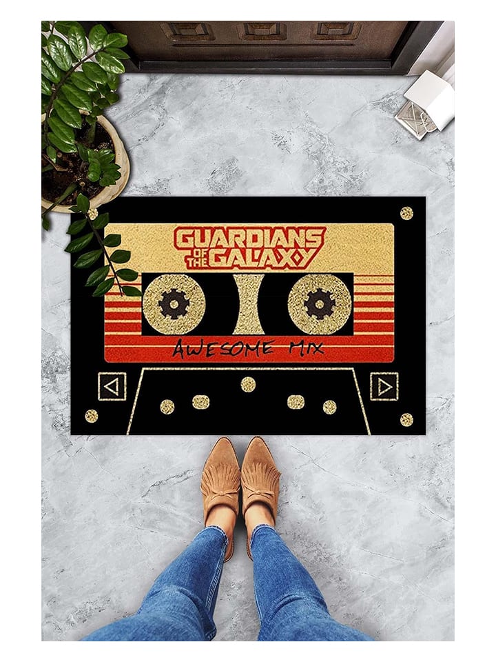 Mioli Wycieraczka w kolorze czarnym ze wzorem rozmiar: 40x60 cm