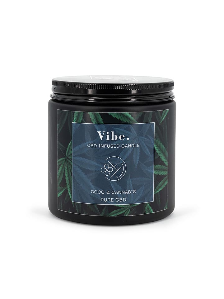 Candle Brothers Świeca zapachowa "C.B.D. Vibe. Coco & Cannabis'' - 350 g rozmiar: onesize