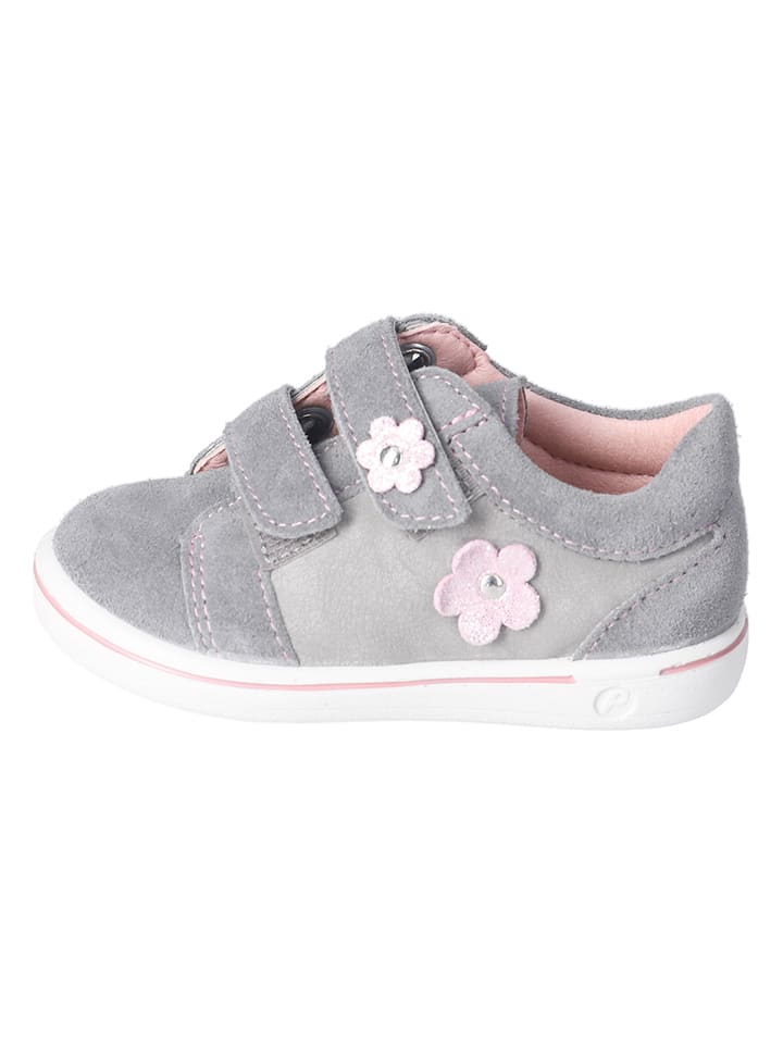 PEPINO Skórzane sneakersy "Niddi" w kolorze jasnoszarym rozmiar: 21