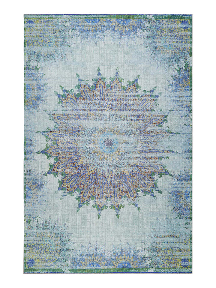 Wecon Home Dywan "Rooftop" w kolorze niebieskim rozmiar: 240x340 cm