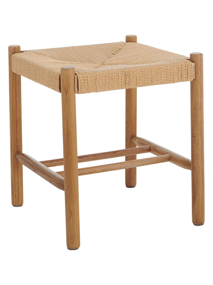 Ellos Home Hocker "Ellan" w kolorze jasnobrązowym - 40 x 46 x 40 cm rozmiar: onesize