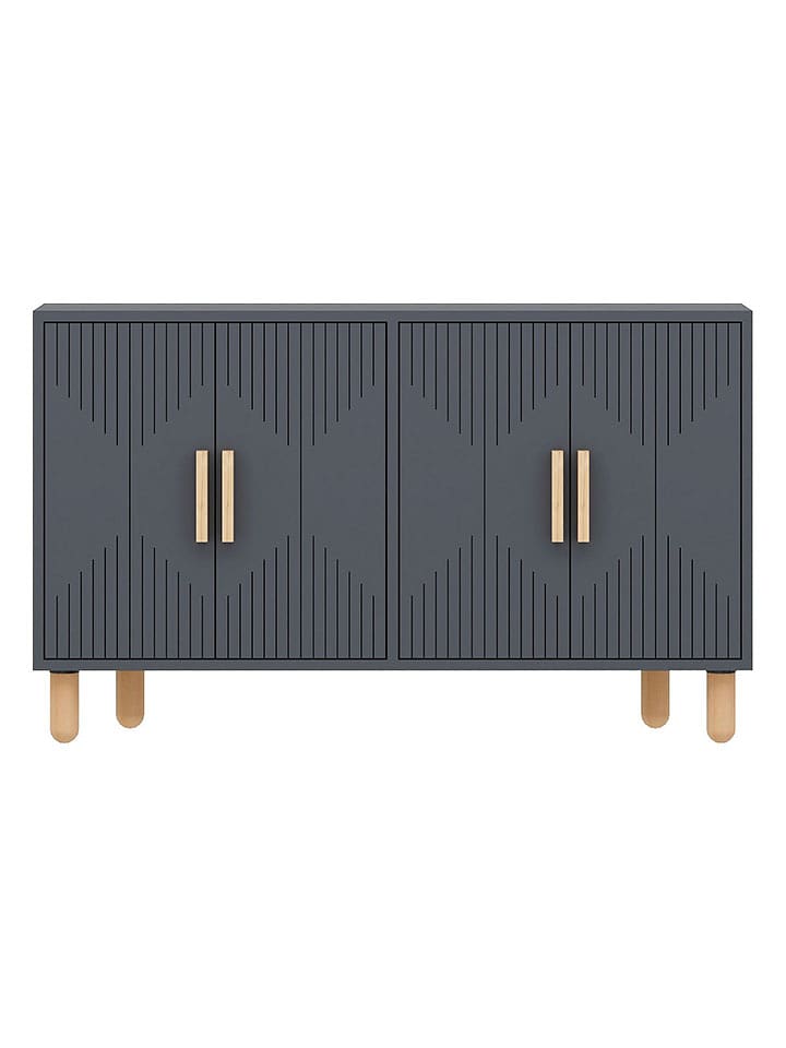 Scandinavia Concept Konsola "Roger" w kolorze antracytowym - 120 x 73,6 x 29,6 cm rozmiar: onesize