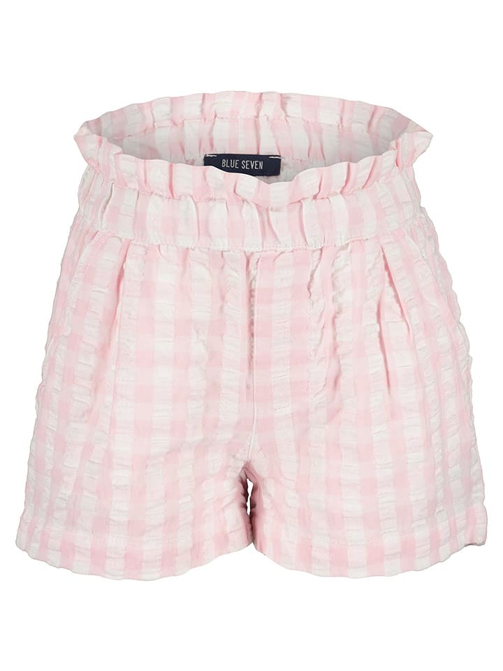 Blue Seven Szorty w kolorze jasnoróżowo-białym rozmiar: 98
