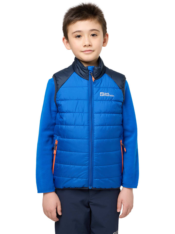 Jack Wolfskin Kamizelka pikowana "Zenon" w kolorze niebieskim rozmiar: 116