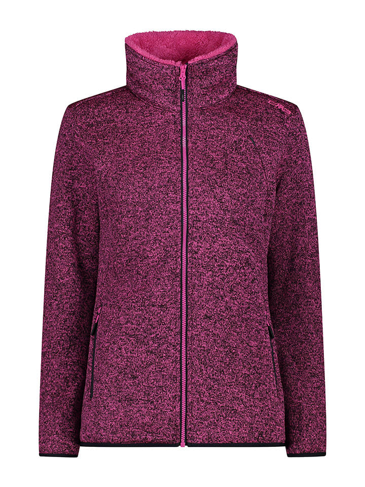 CMP Kurtka polarowa w kolorze różowo-czarnym rozmiar: 38