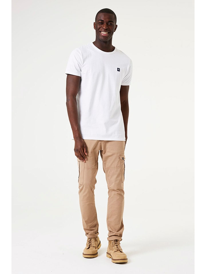 Garcia Bojówki w kolorze beżowym rozmiar: W33