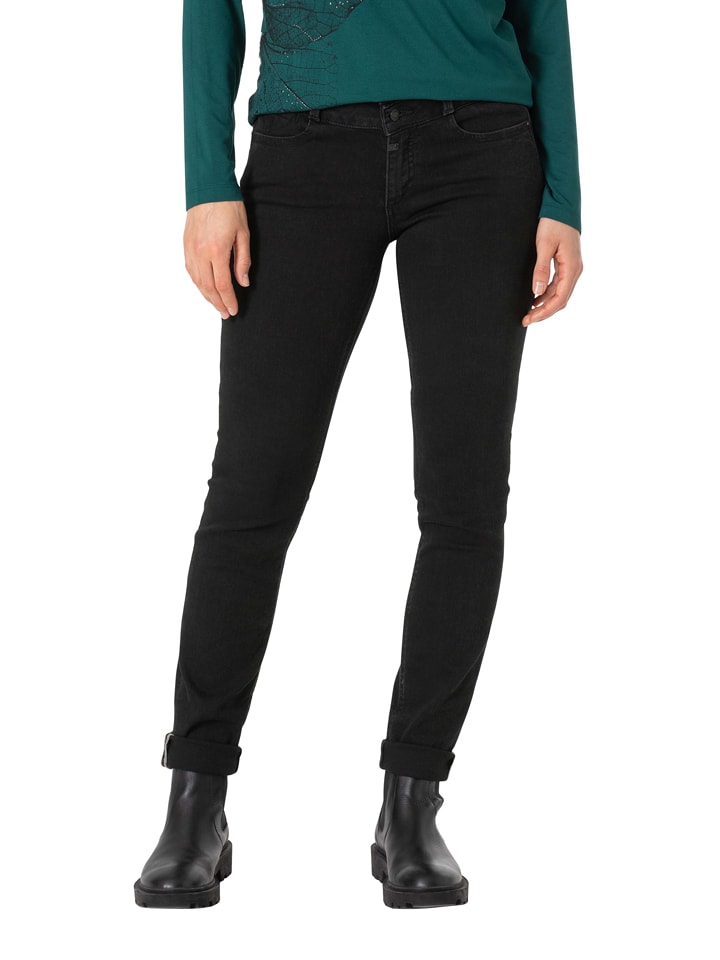 Timezone Dżinsy "Enya" - Slim fit - w kolorze czarnym rozmiar: W32/L34