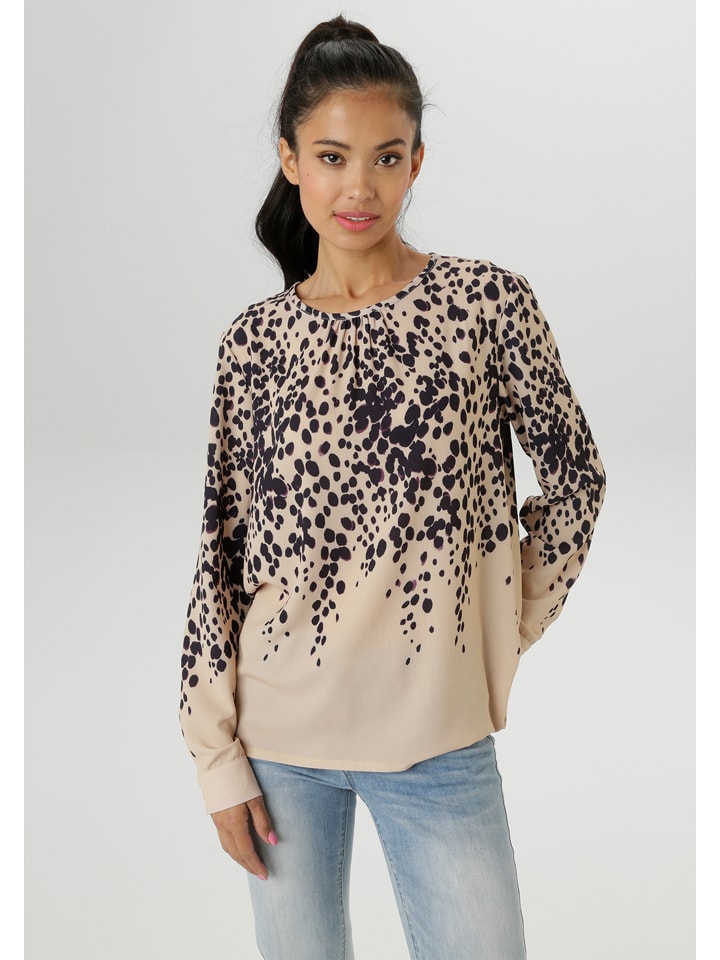 Aniston Bluzka w kolorze beżowym rozmiar: 40