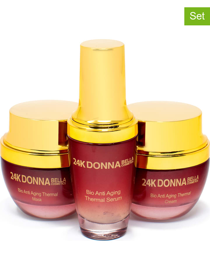 Donna Bella 3-częściowy zestaw "Bio Anti-Aging Thermal Mask" do pielęgnacji twarzy rozmiar: onesize
