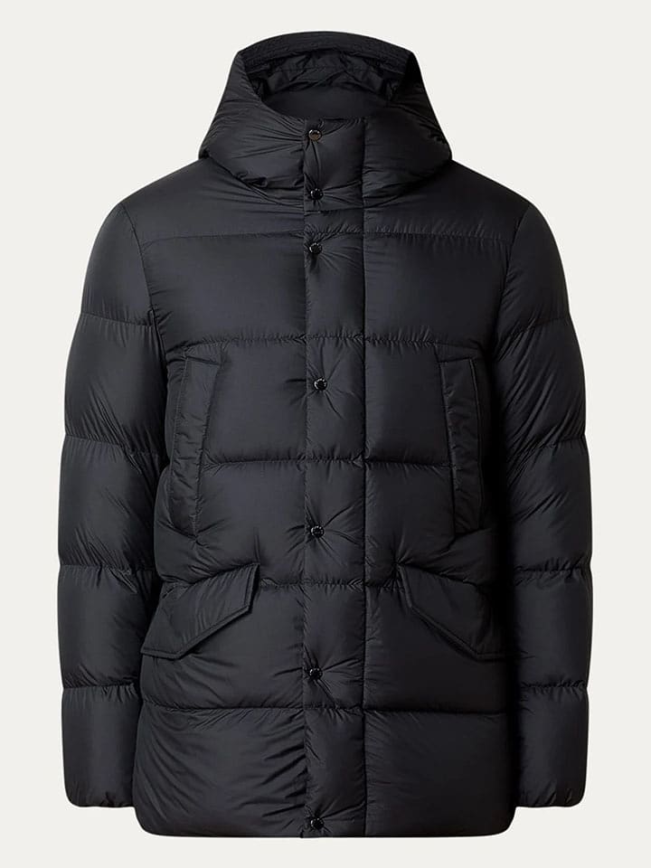 Woolrich Parka puchowa "Cloud Davis" w kolorze czarnym rozmiar: M