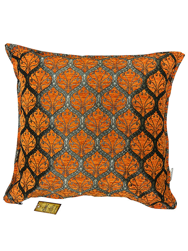 Ottoman Poszewka "Selma" w kolorze pomarańczowym na poduszkę - 45 x 45 cm rozmiar: onesize
