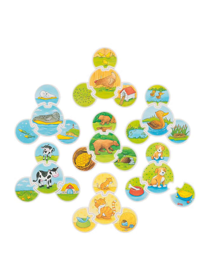 Goki Układanka drewniana - 3+ rozmiar: onesize