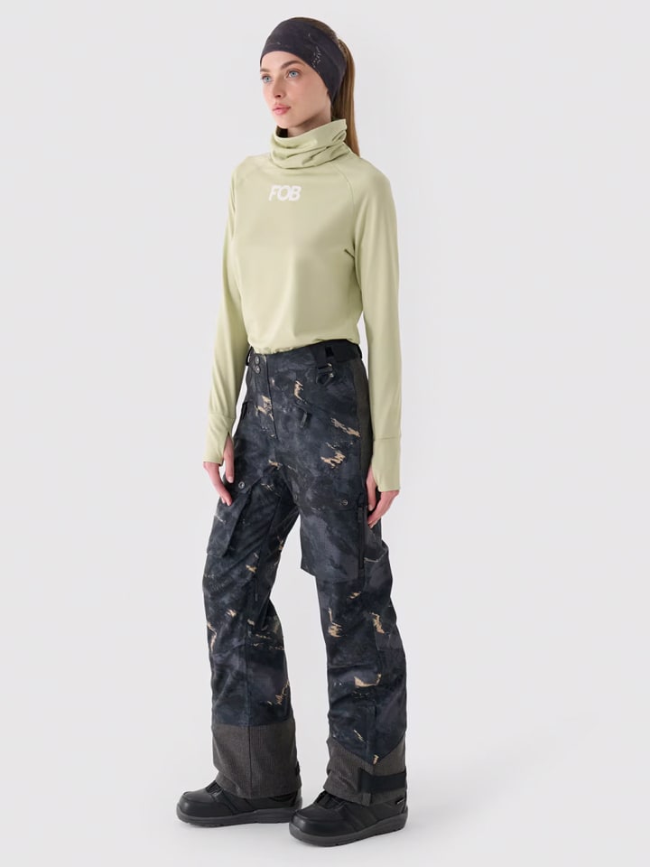 4F Spodnie narciarskie ze wzorem rozmiar: L