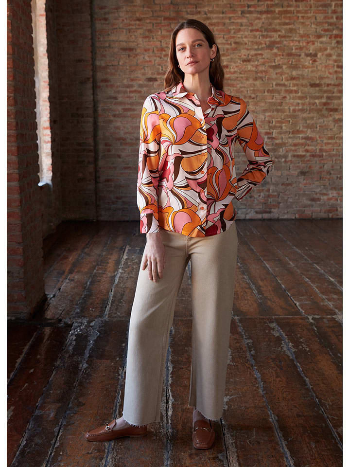 STEFANEL Dżinsy - Comfort fit - w kolorze beżowym rozmiar: 44