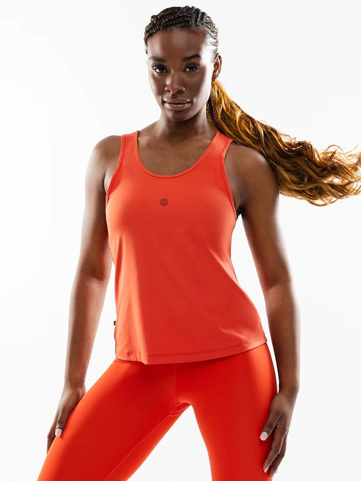 Siroko Top funkcyjny "Hart" w kolorze pomarańczowym rozmiar: M