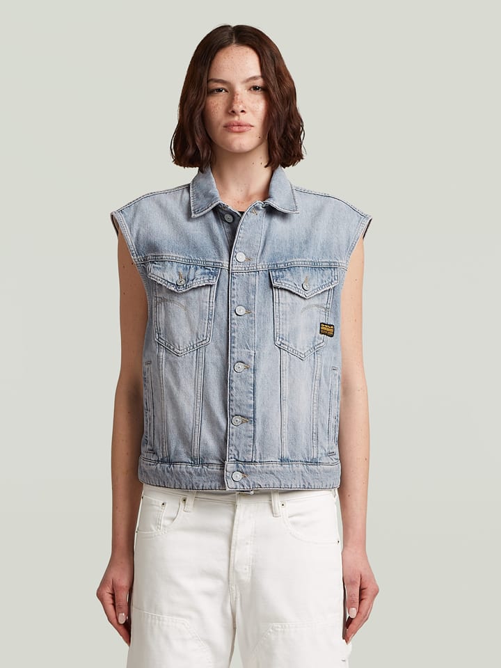 G-Star Kamizelka dżinsowa w kolorze błękitnym rozmiar: M