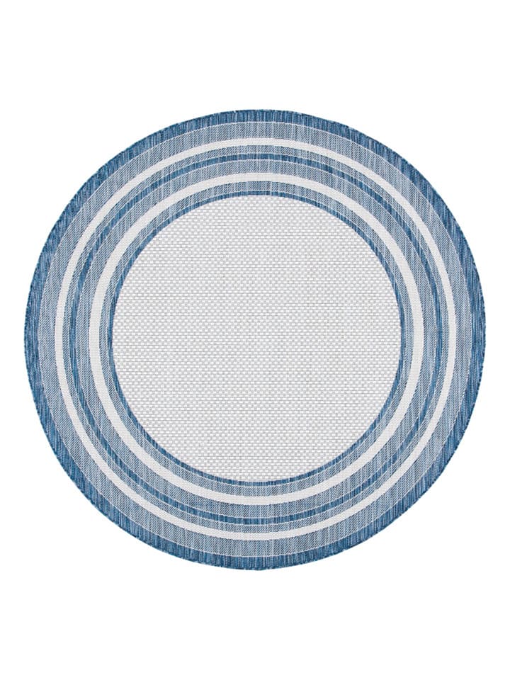 Safavieh Dywan "Courtryard" w kolorze niebieskim rozmiar: 160x160 cm