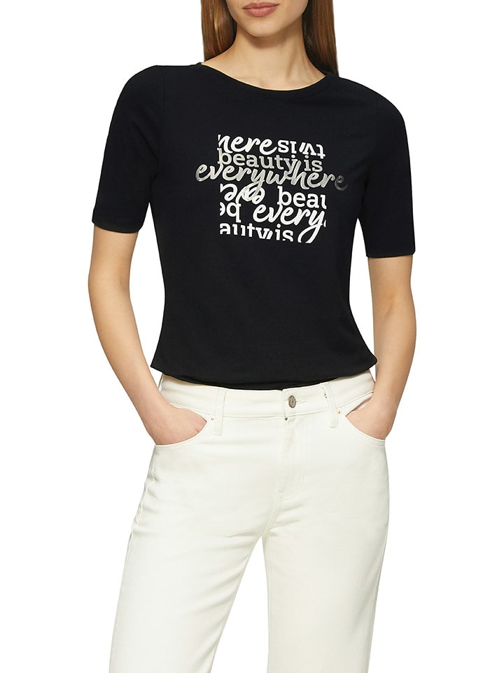 s.Oliver Koszulka w kolorze czarnym rozmiar: 38