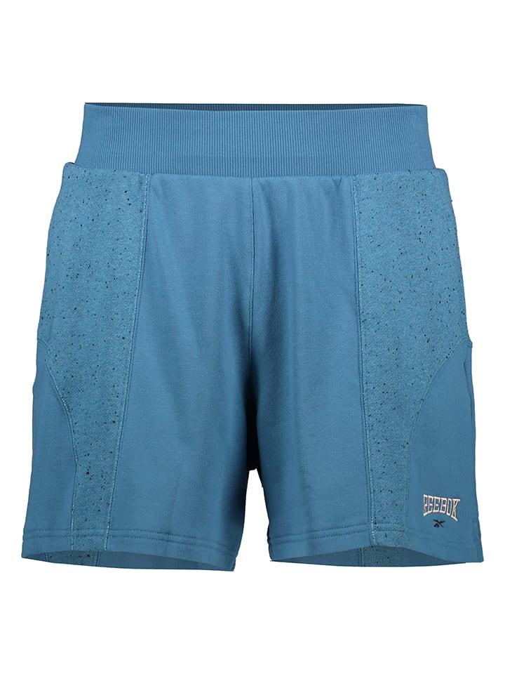 Reebok Szorty dresowe "Varsity" w kolorze błękitnym rozmiar: L