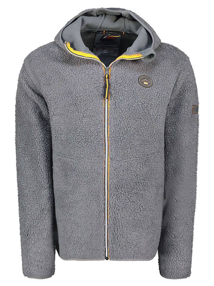 Geographical Norway Kurtka polarowa "Ucherpim" w kolorze szarym rozmiar: L