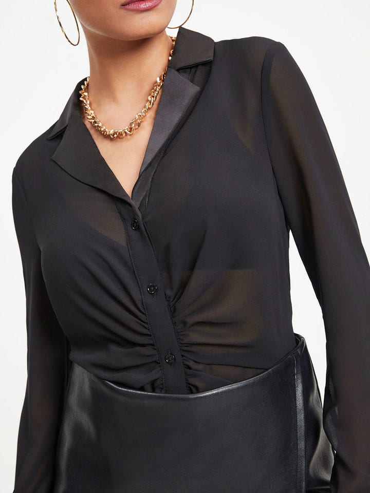 Milan Kiss Bluzka w kolorze czarnym rozmiar: M