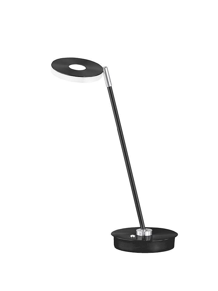 FISCHER & HONSEL Lampa stołowa LED "Dent" w kolorze czarnym - wys. 46 cm rozmiar: onesize