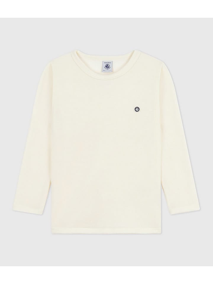 PETIT BATEAU Koszulka w kolorze kremowym rozmiar: 116