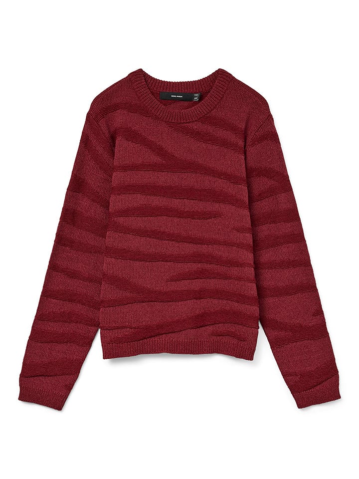 ONLY Sweter w kolorze bordowym rozmiar: S