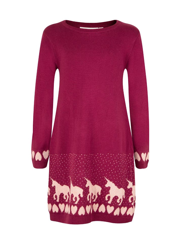 happy girls by Eisend Sukienka w kolorze fioletowym rozmiar: 104