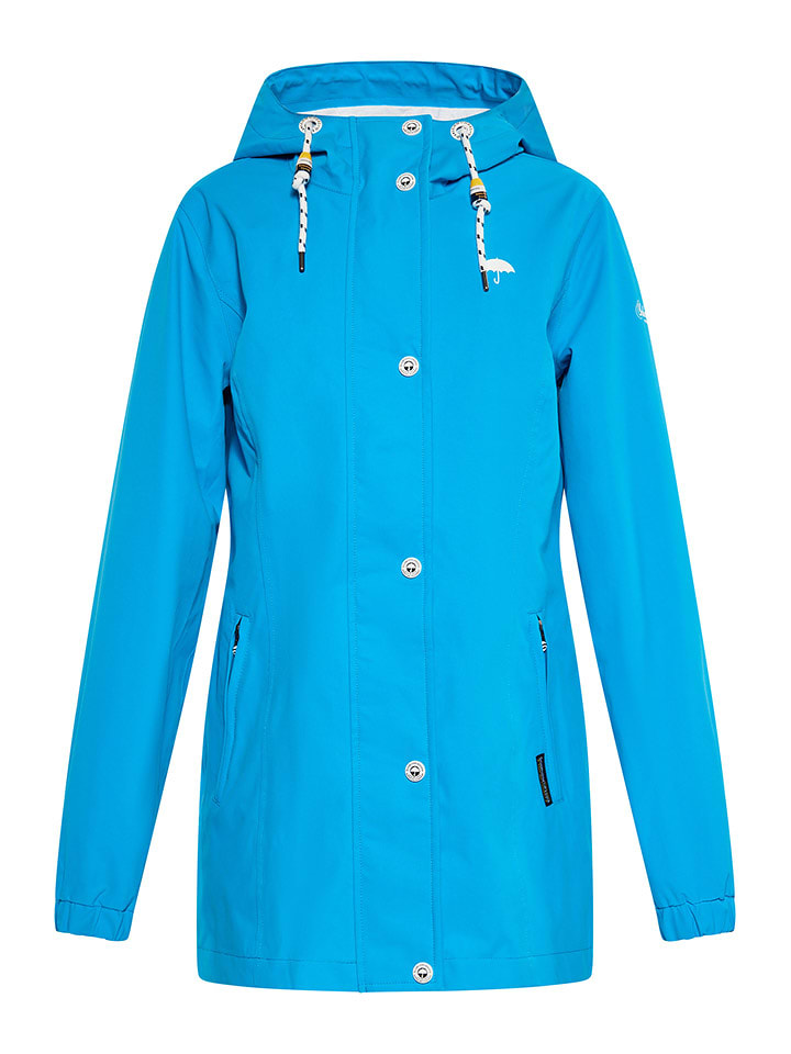 Schmuddelwedda Kurtka przeciwdeszczowa w kolorze błękitnym rozmiar: L