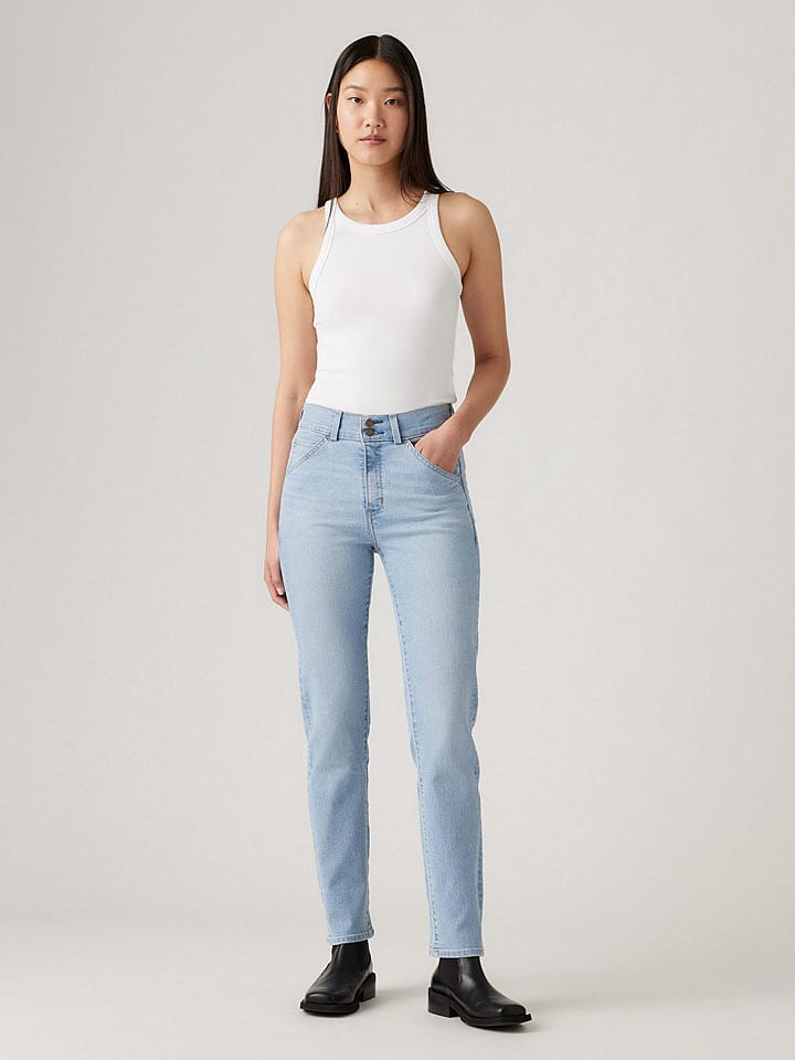 Levi's Dżinsy - Slim fit - w kolorze błękitnym rozmiar: W27/L30