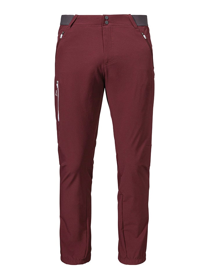 Schöffel Spodnie turystyczne "Hochfilzen" w kolorze czerwonym rozmiar: 54