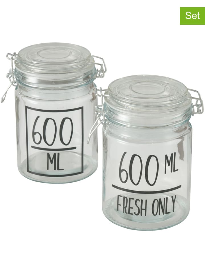 Boltze Pojemniki (2 szt.) "Milly" - 500 ml rozmiar: onesize