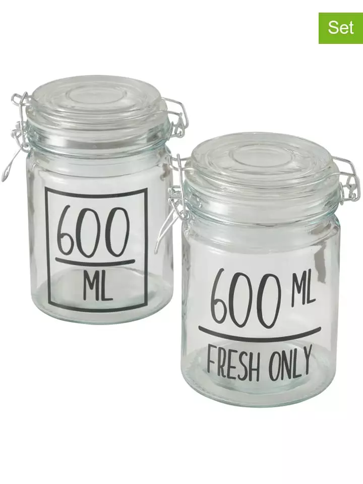 Boltze Pojemniki (2 szt.) "Milly" - 500 ml rozmiar: onesize