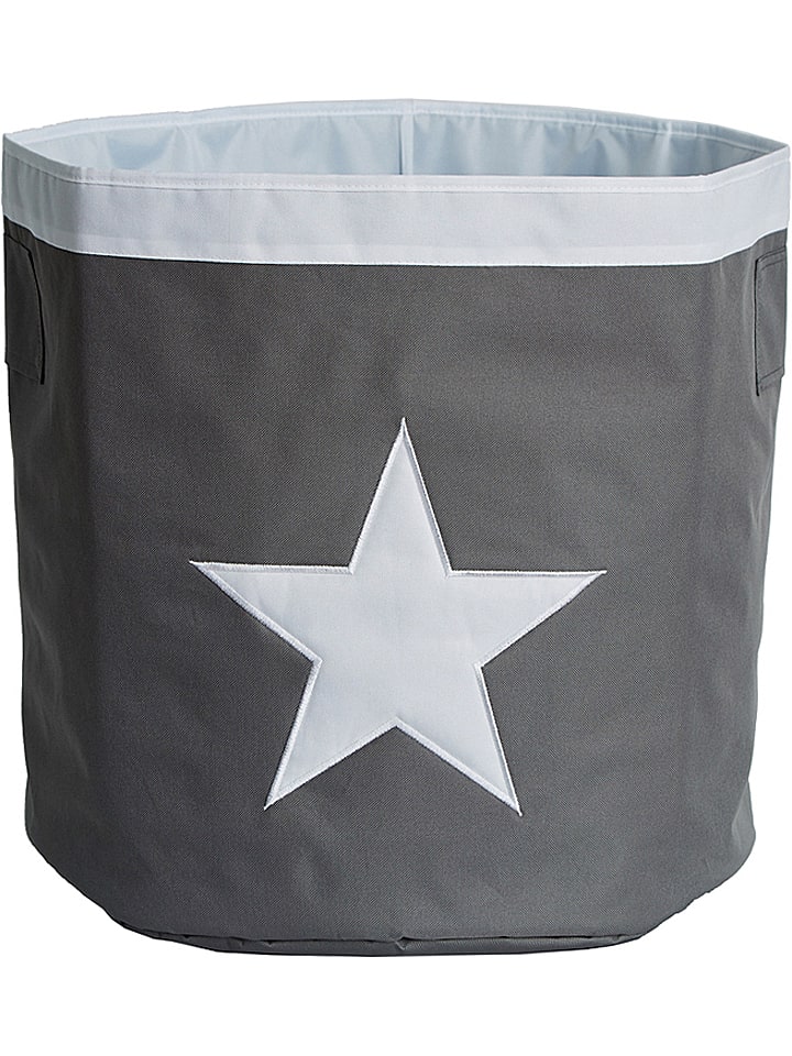 STORE IT Kosz w kolorze szaro-białym - wys. 44 x Ø 44 cm rozmiar: onesize