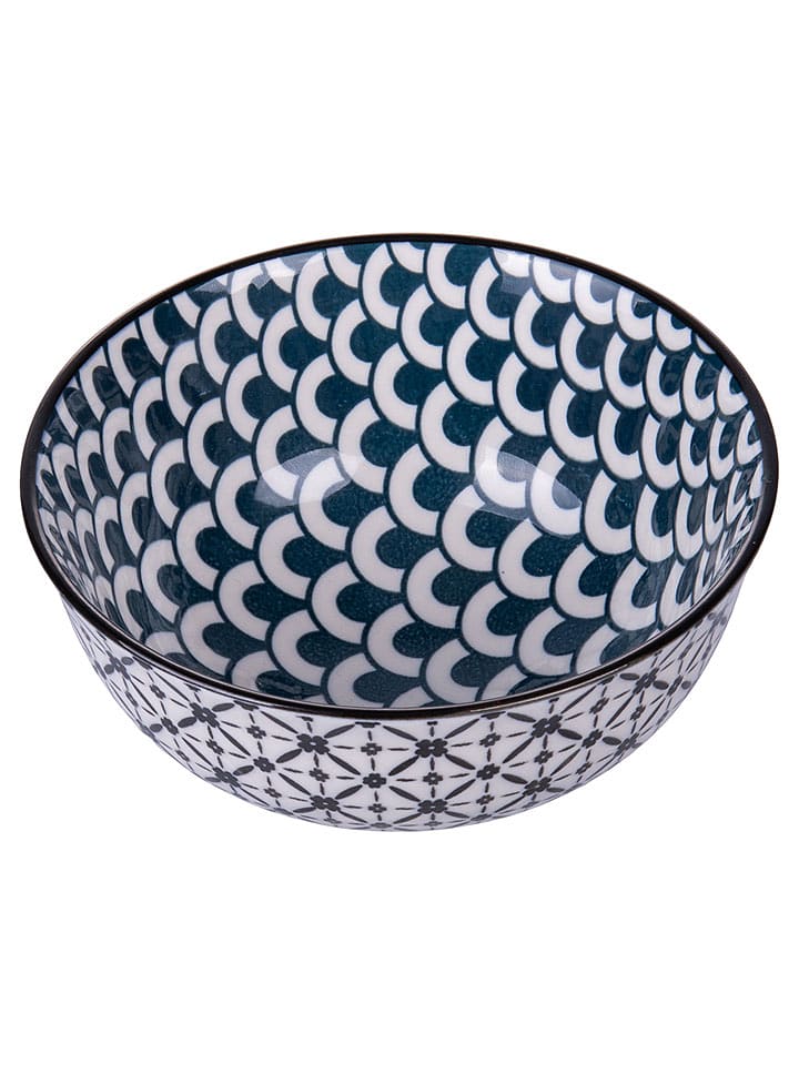 Villa d´Este Miska "Confusion" w kolorze niebieskim - Ø 12 cm rozmiar: onesize