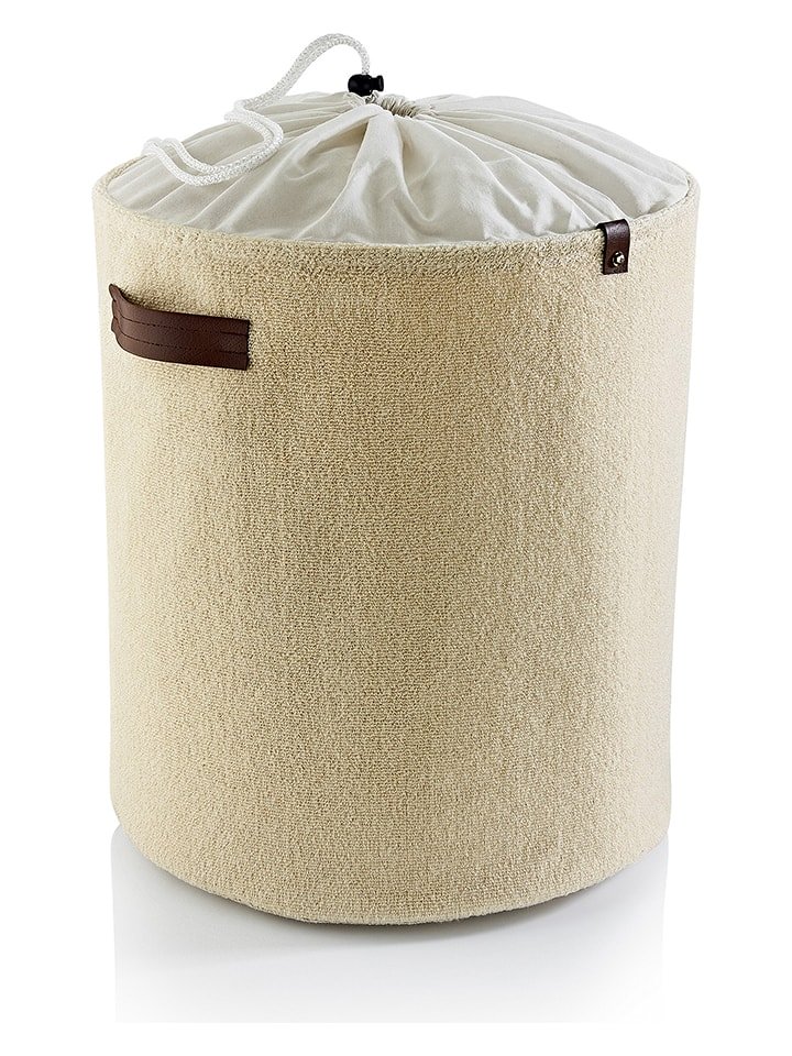 Epheria Kids Kosz w kolorze kremowym - wys. 40 x Ø 37 cm rozmiar: onesize