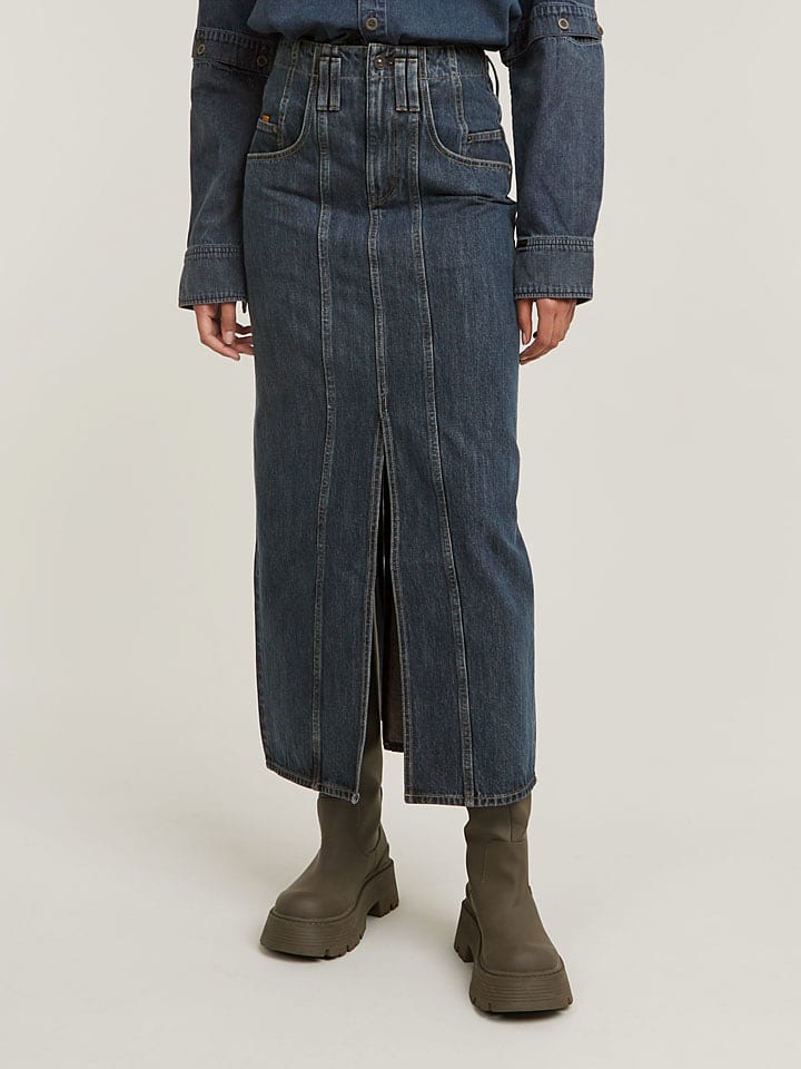 G-Star Spódnica dżinsowa "Viktoria" w kolorze niebieskim rozmiar: W29